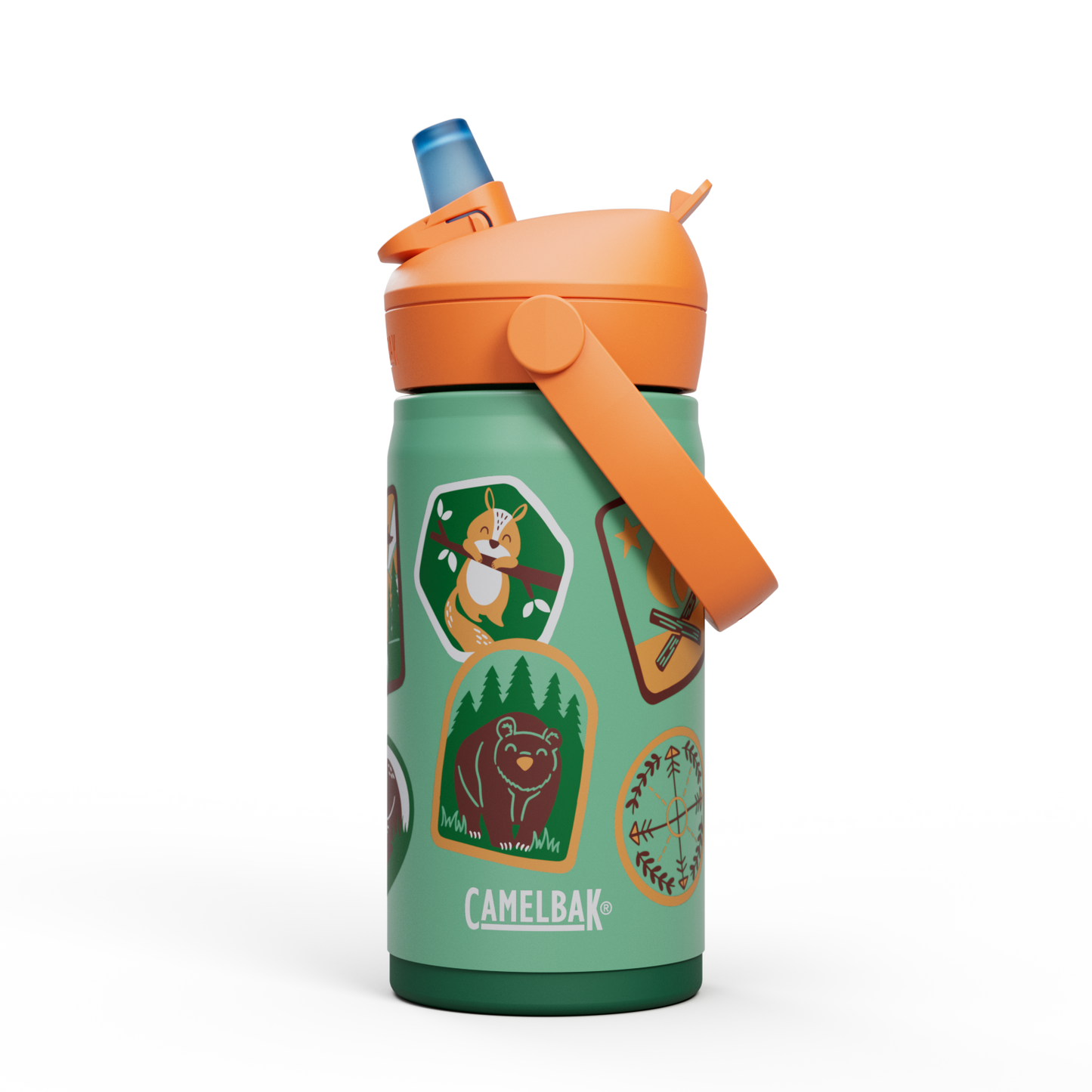 thrivetm-flip-straw-kids-12oz-bottle-insulated-stainless-steel-l6 nswfkxg1wq